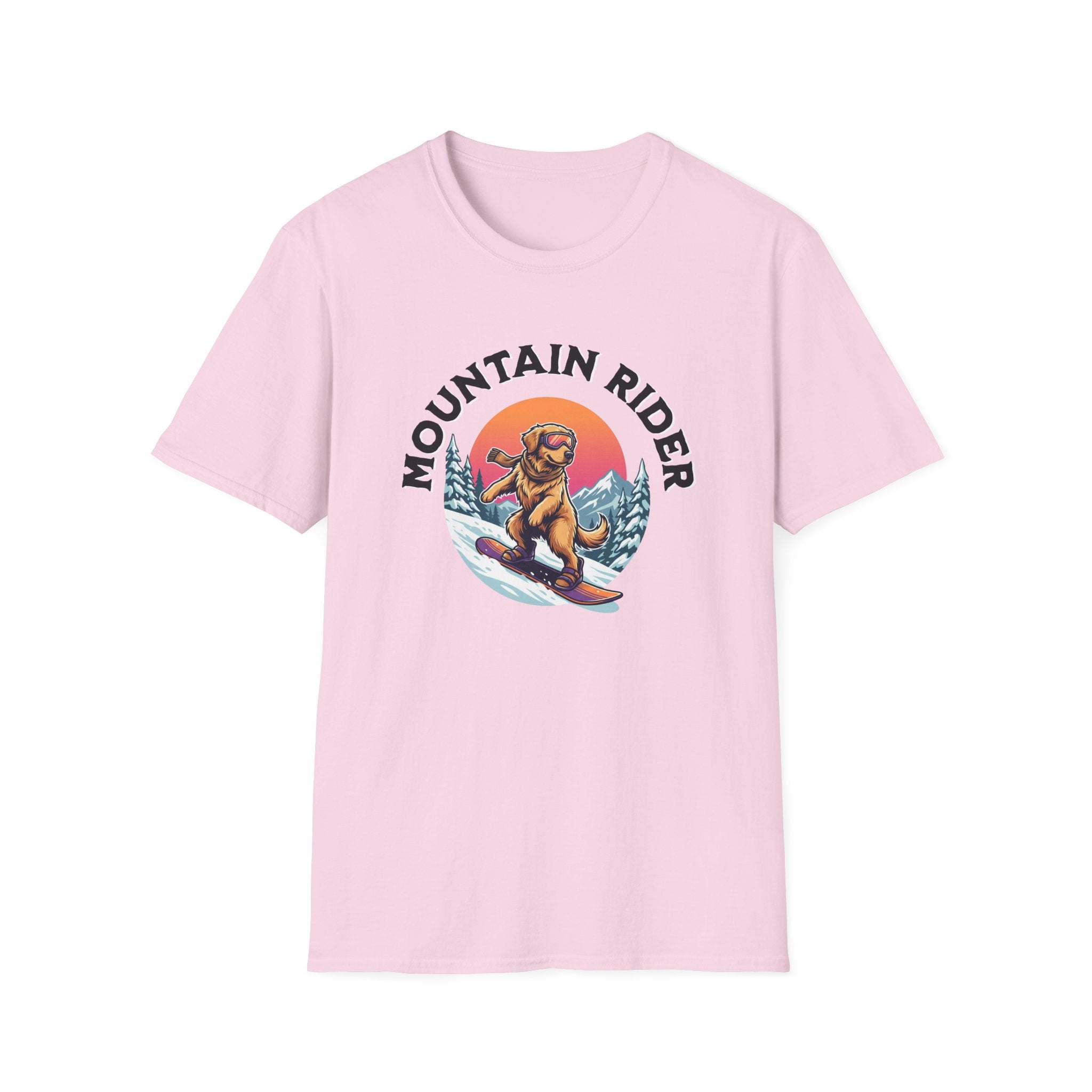 Golden Retriever Snowboarding T-Shirt