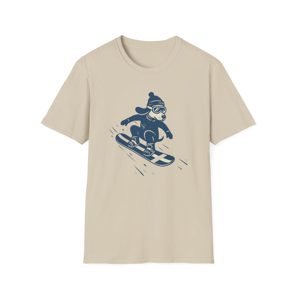 Snowboarding Pup T-Shirt