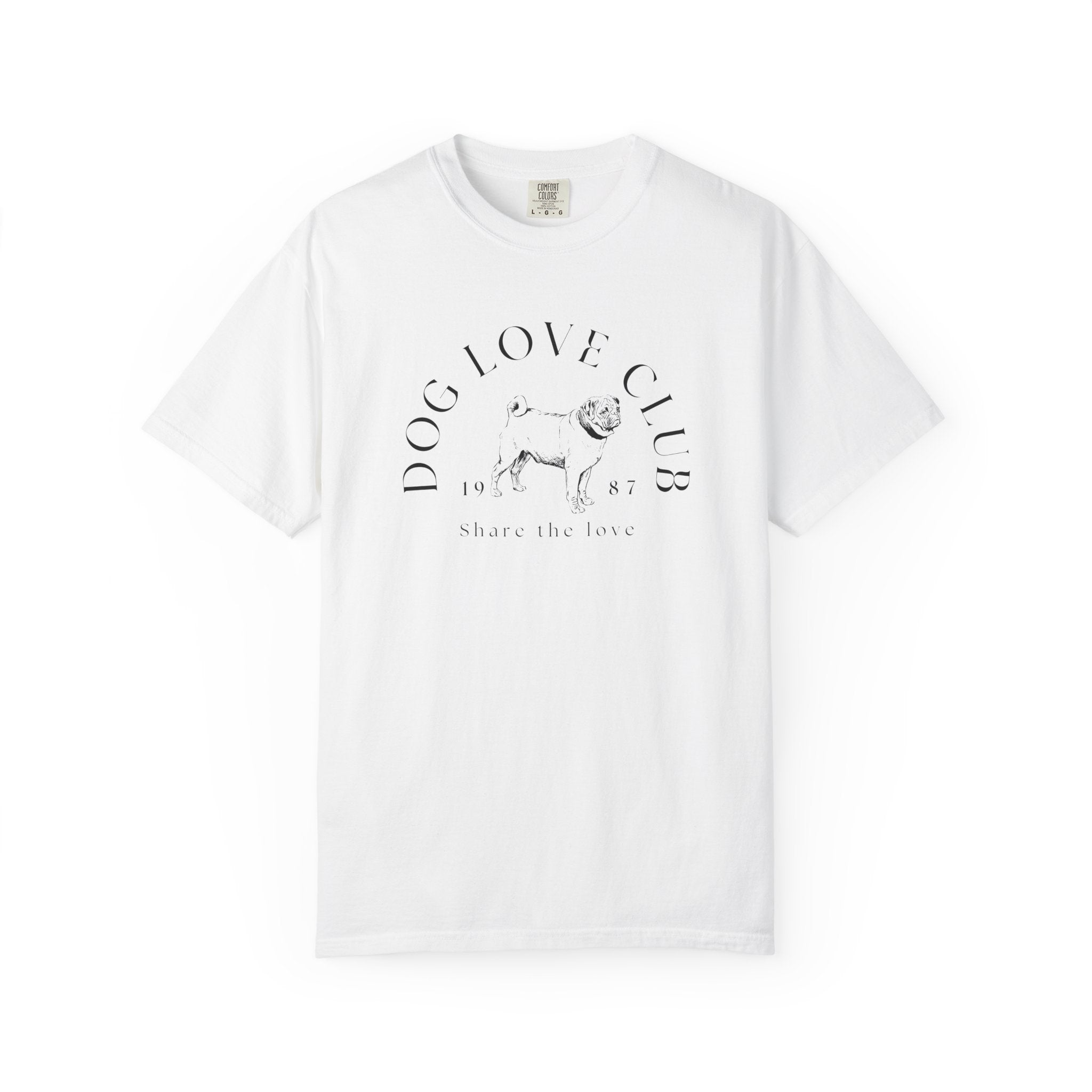 Dog Love Club, Pug – T-Shirt