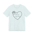 I Love My Dog (Heart and Paw)– T-Shirt