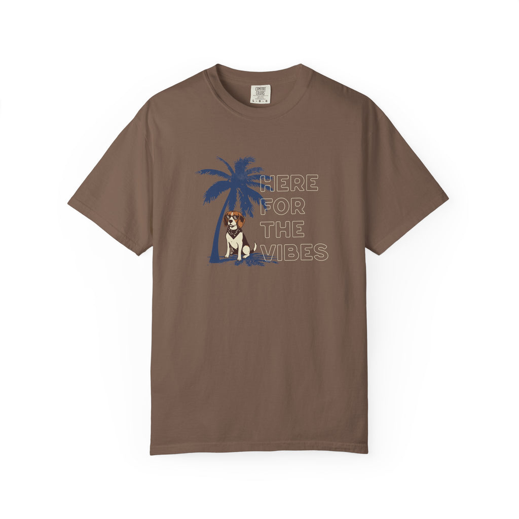 Here for the Vibes Palm Tree T-shirt