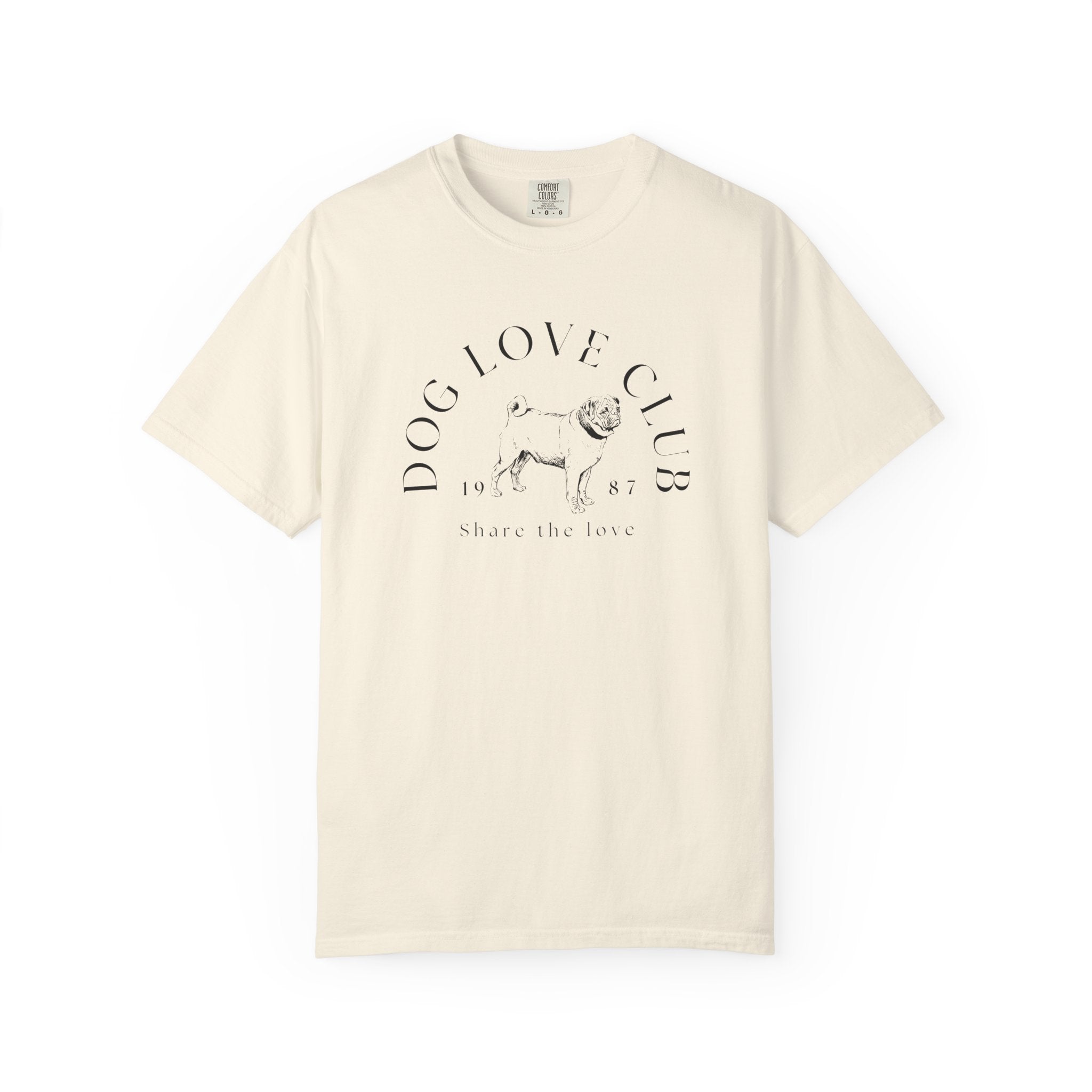 Dog Love Club, Pug – T-Shirt