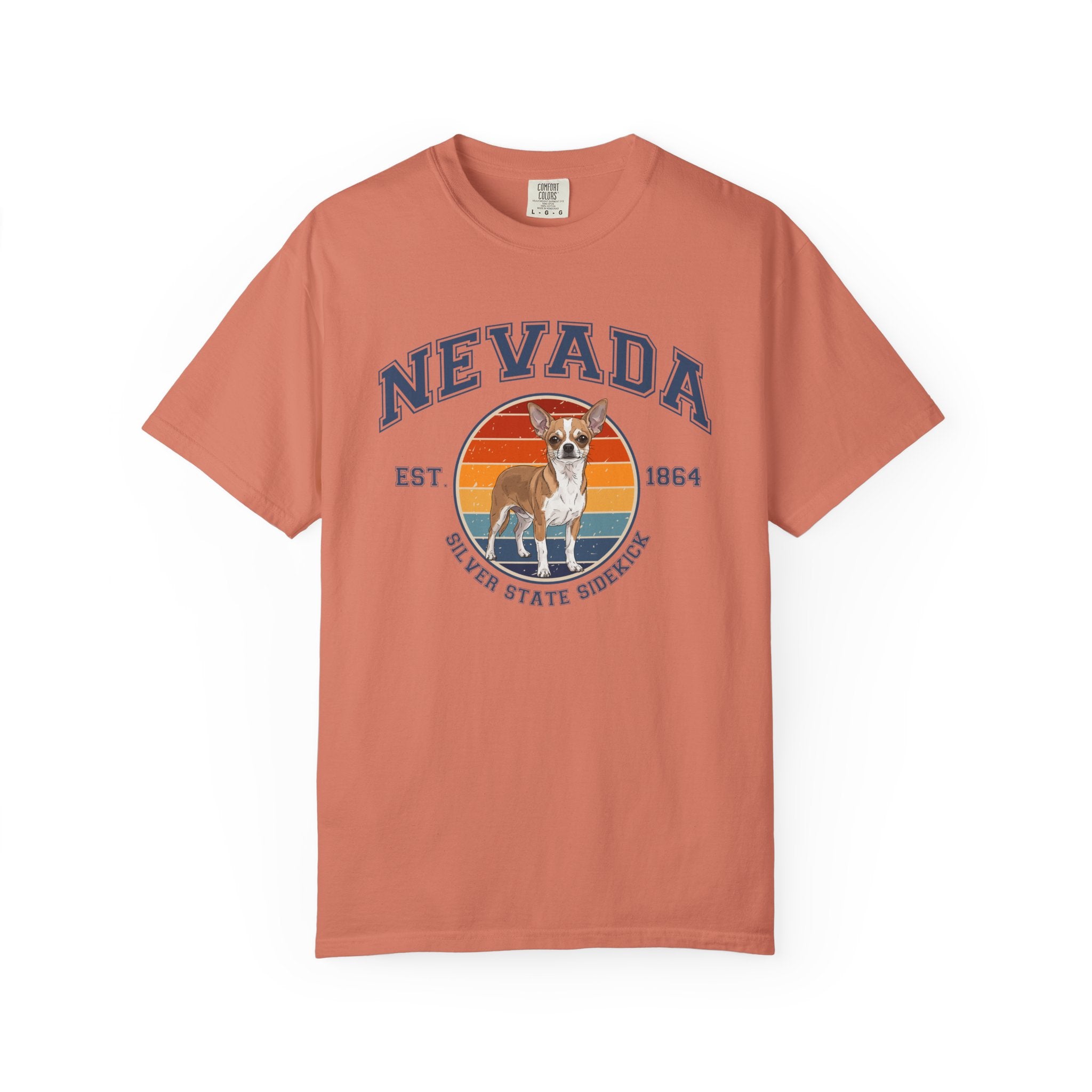 Nevada Vintage State T-Shirt – Sunset Chihuahua