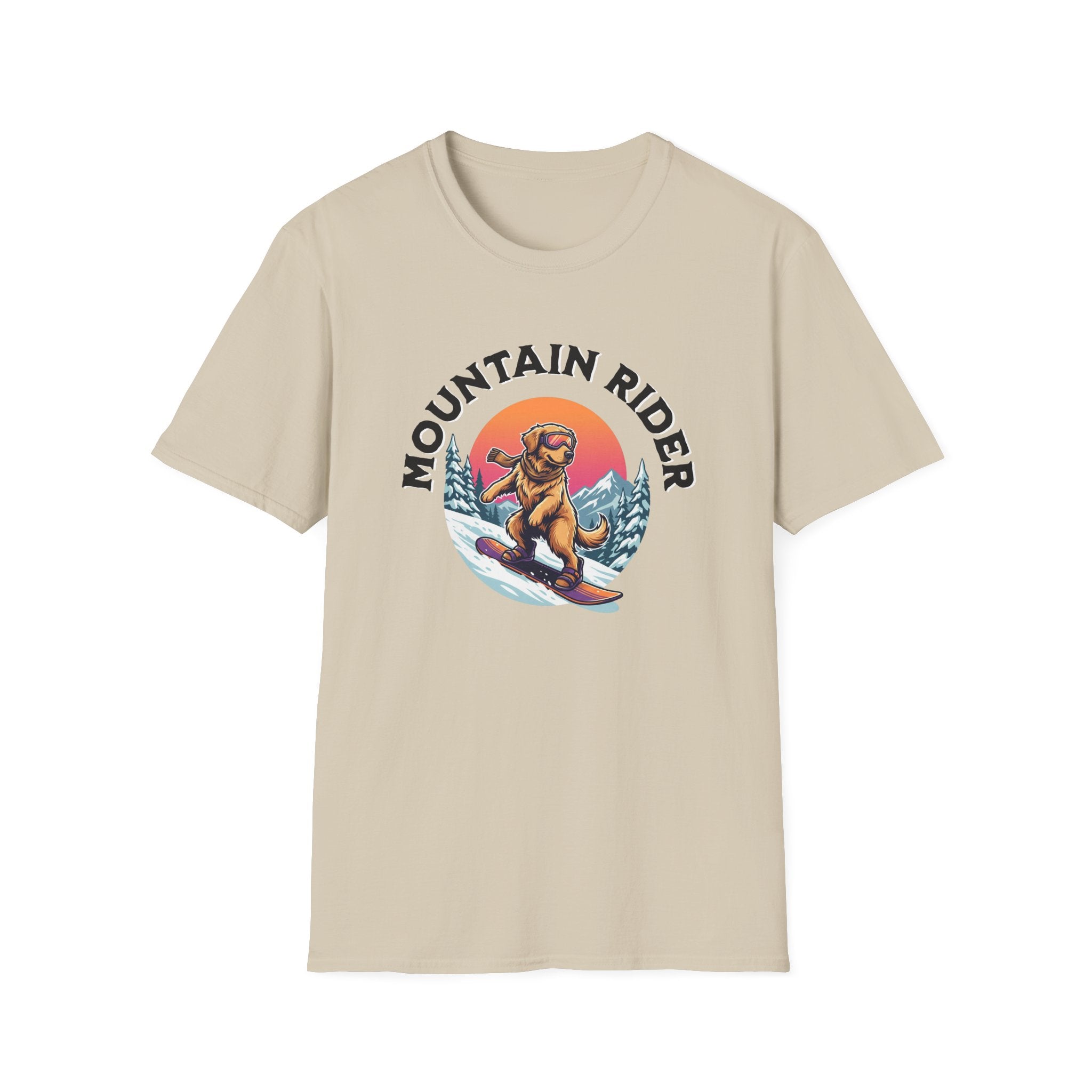Golden Retriever Snowboarding T-Shirt