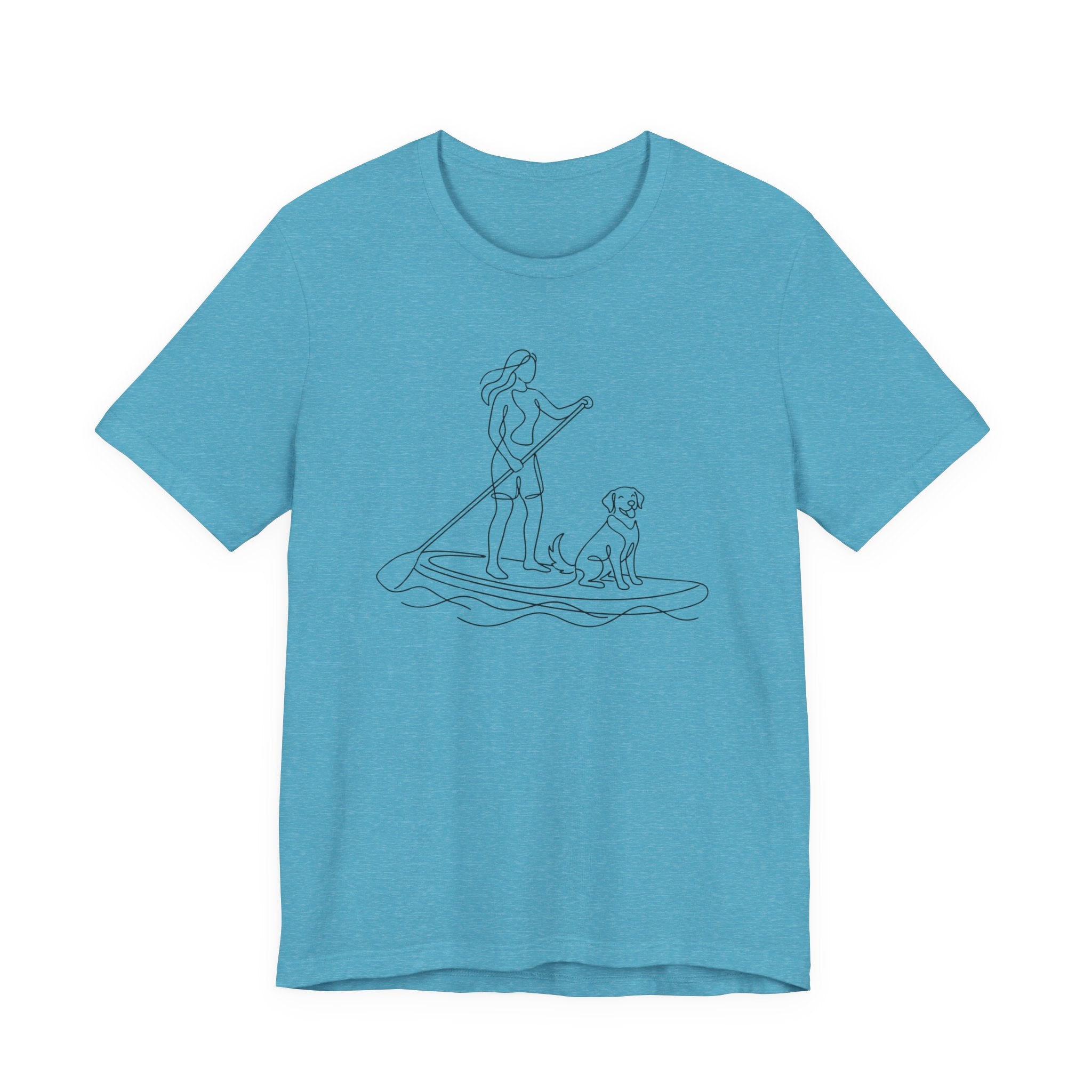 Woman and Dog SUP T-Shirt