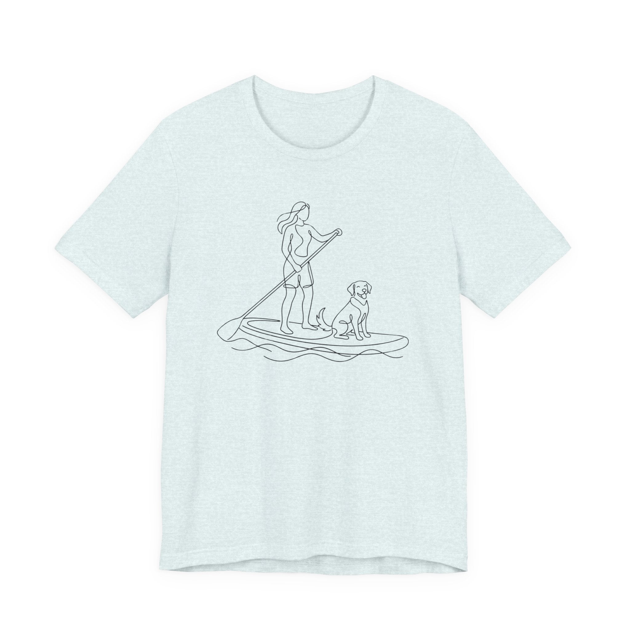 Woman and Dog SUP T-Shirt