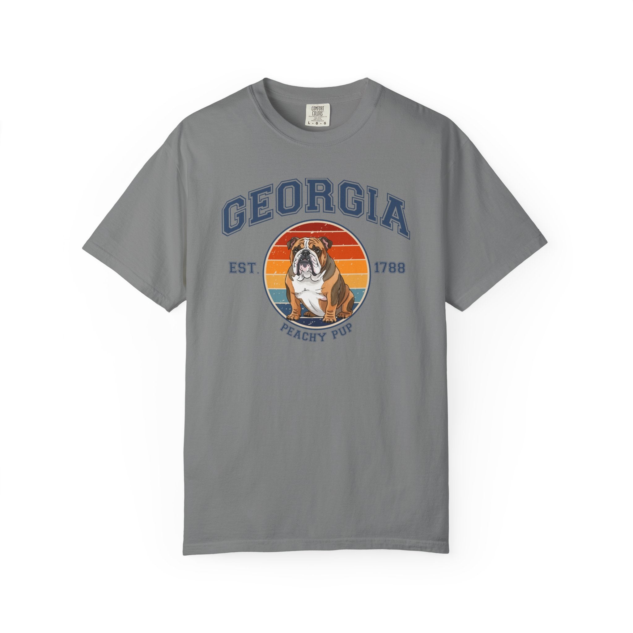 Georgia Vintage State T-Shirt – Sunset Bulldog
