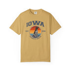 Iowa Vintage State T-Shirt – Sunset German Longhaired Pointer