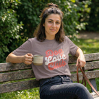 Dog Love Club Retro Graphic T-shirt