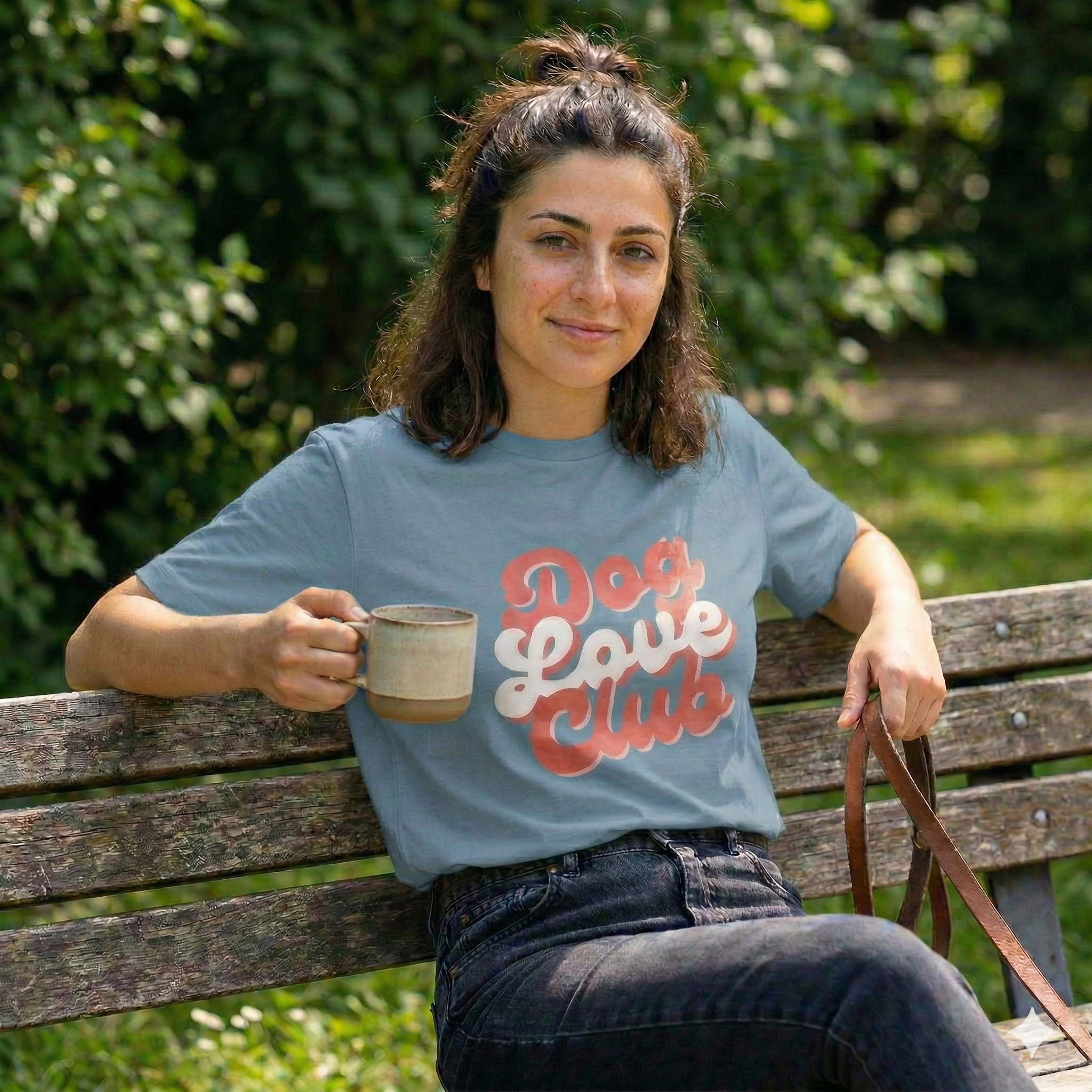 Dog Love Club Retro Graphic T-shirt