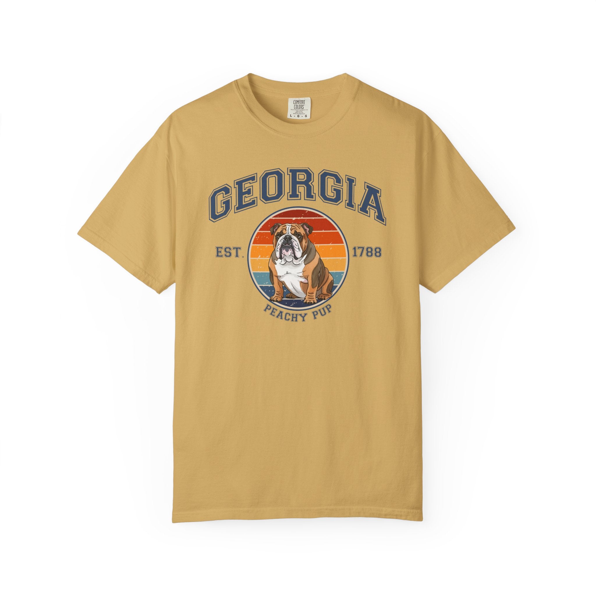 Georgia Vintage State T-Shirt – Sunset Bulldog
