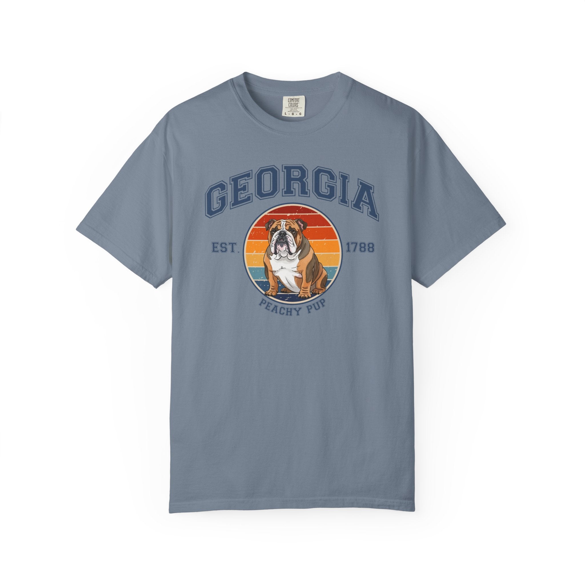 Georgia Vintage State T-Shirt – Sunset Bulldog