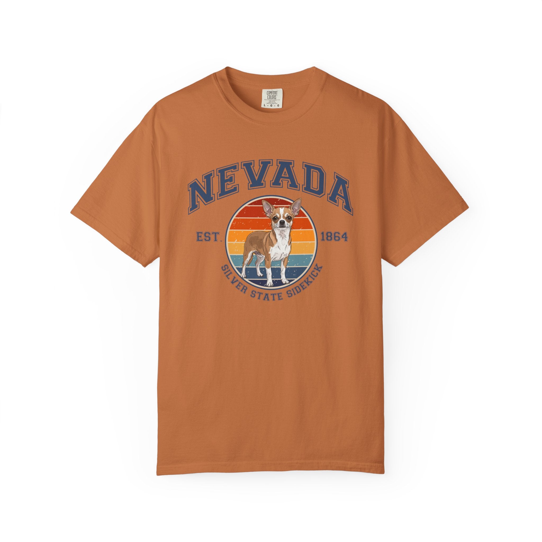 Nevada Vintage State T-Shirt – Sunset Chihuahua