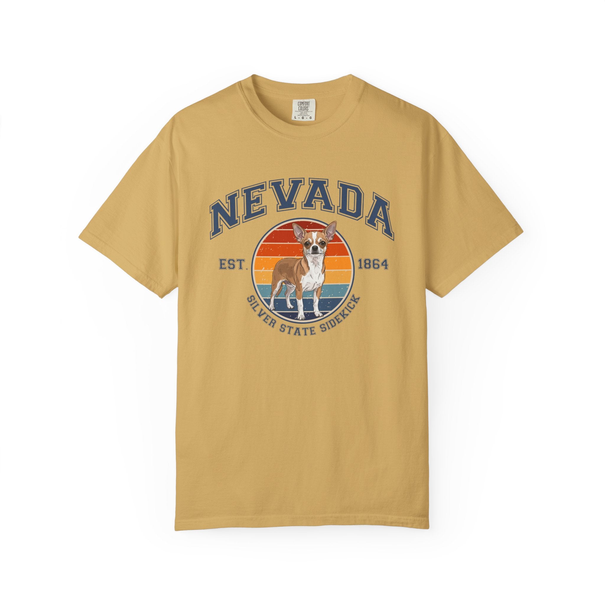 Nevada Vintage State T-Shirt – Sunset Chihuahua