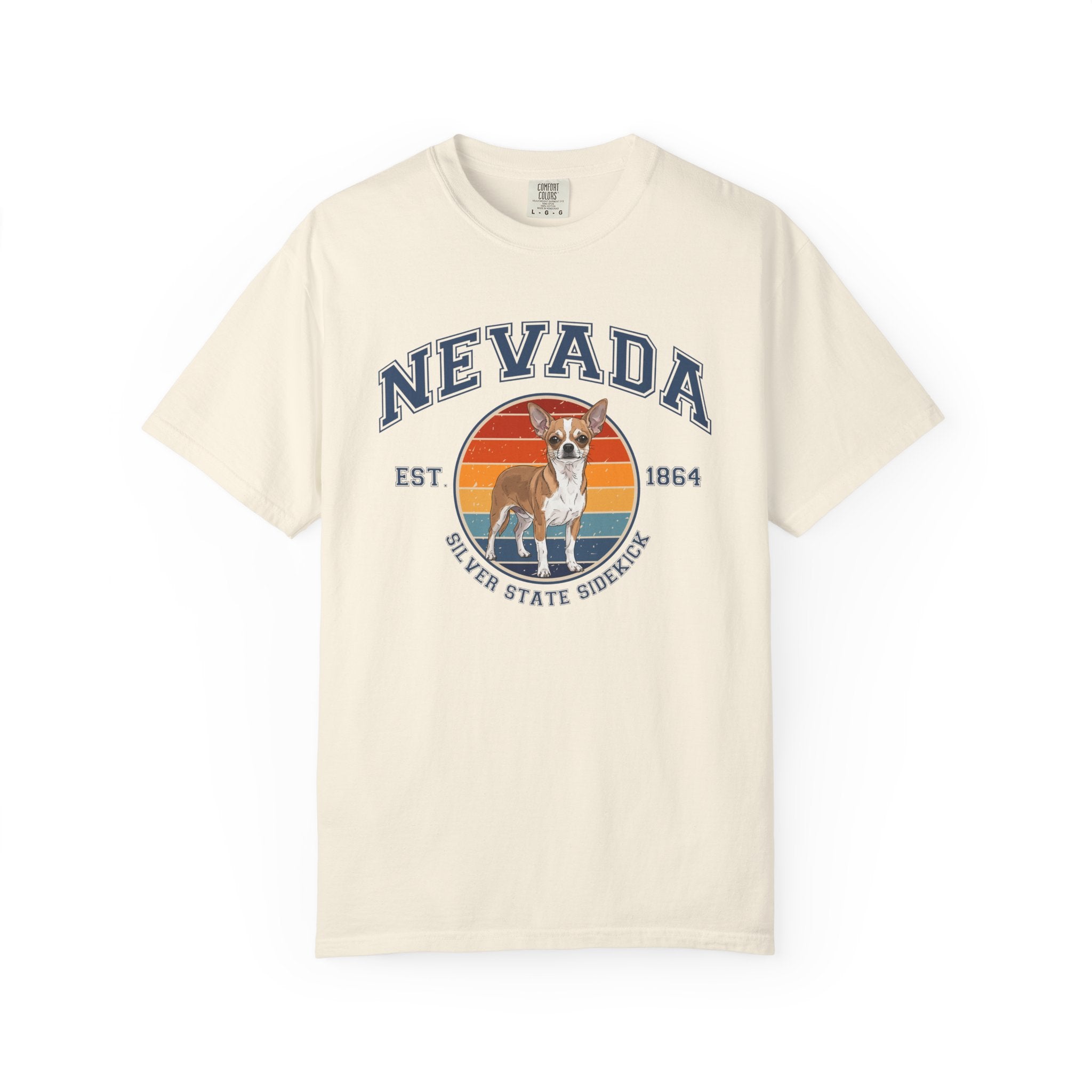 Nevada Vintage State T-Shirt – Sunset Chihuahua