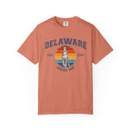 Delaware Vintage State T-Shirt – Sunset Greyhound