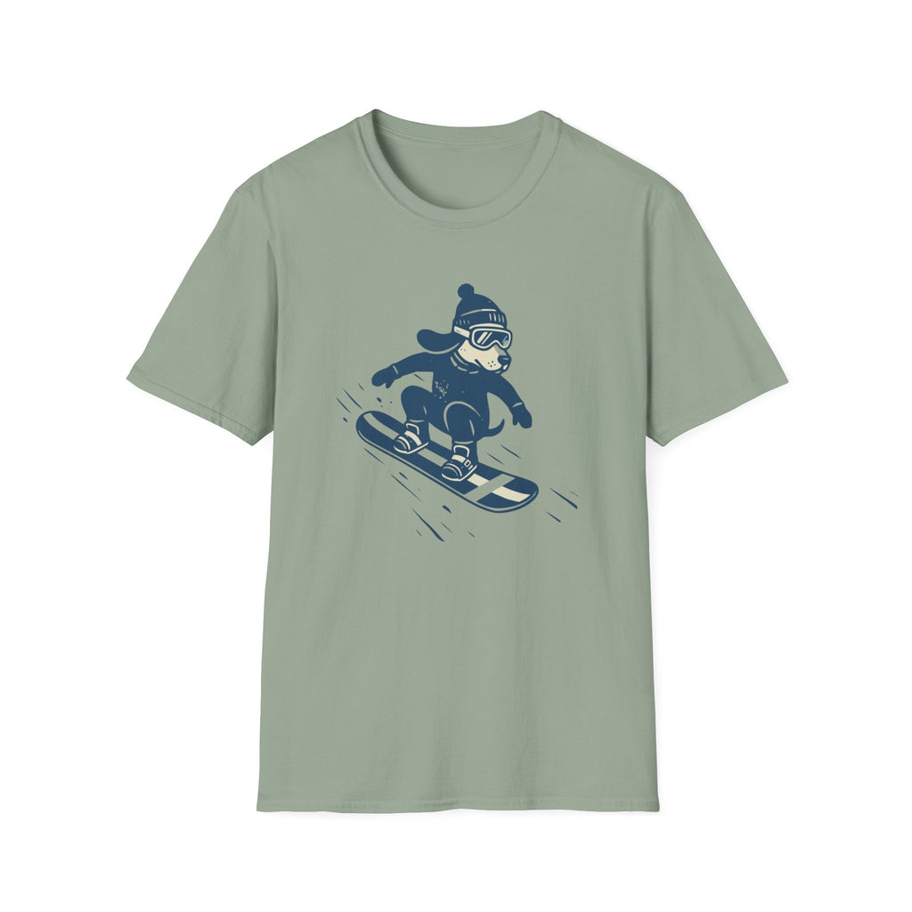 Snowboarding Pup T-Shirt