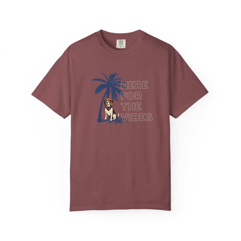 Here for the Vibes Palm Tree T-shirt