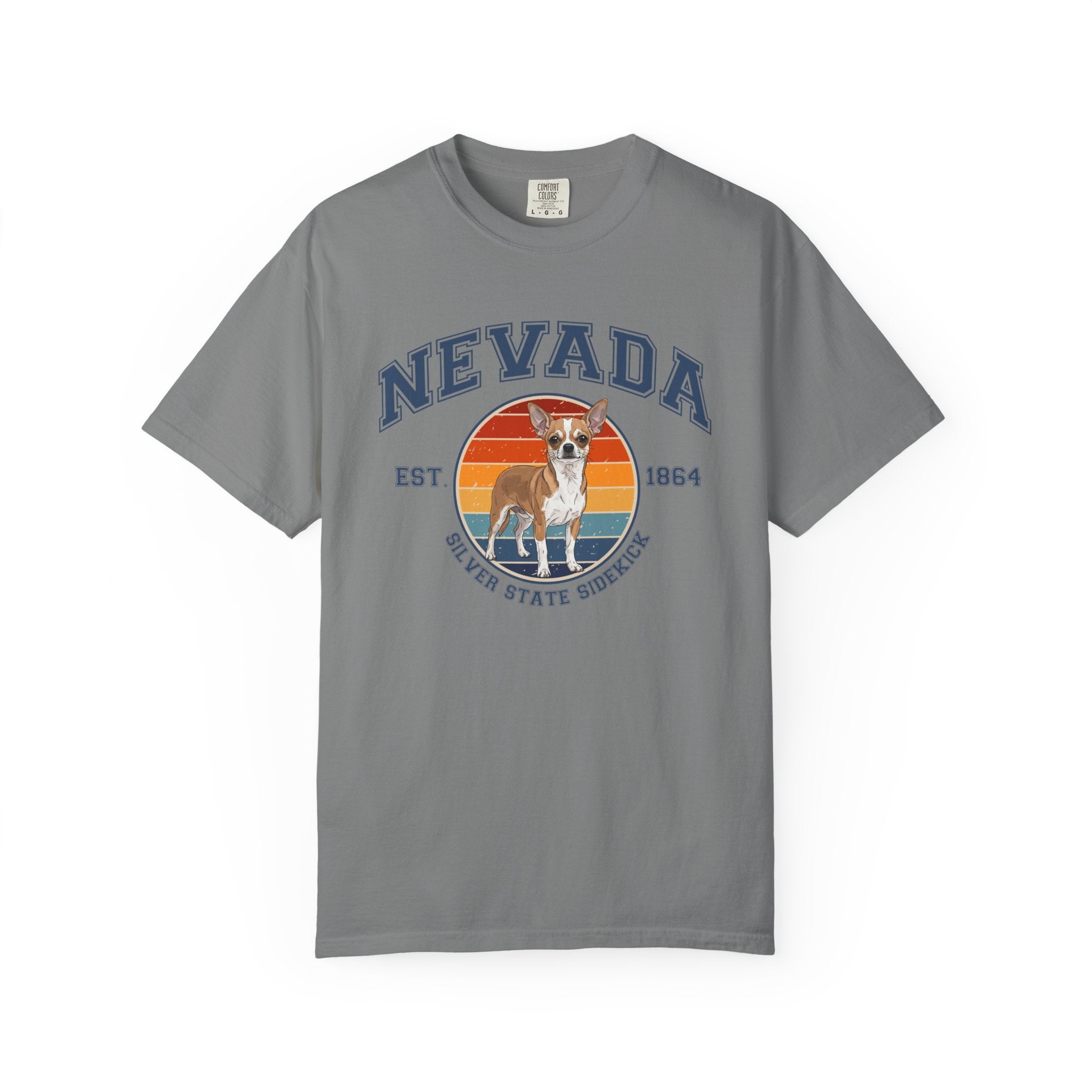 Nevada Vintage State T-Shirt – Sunset Chihuahua