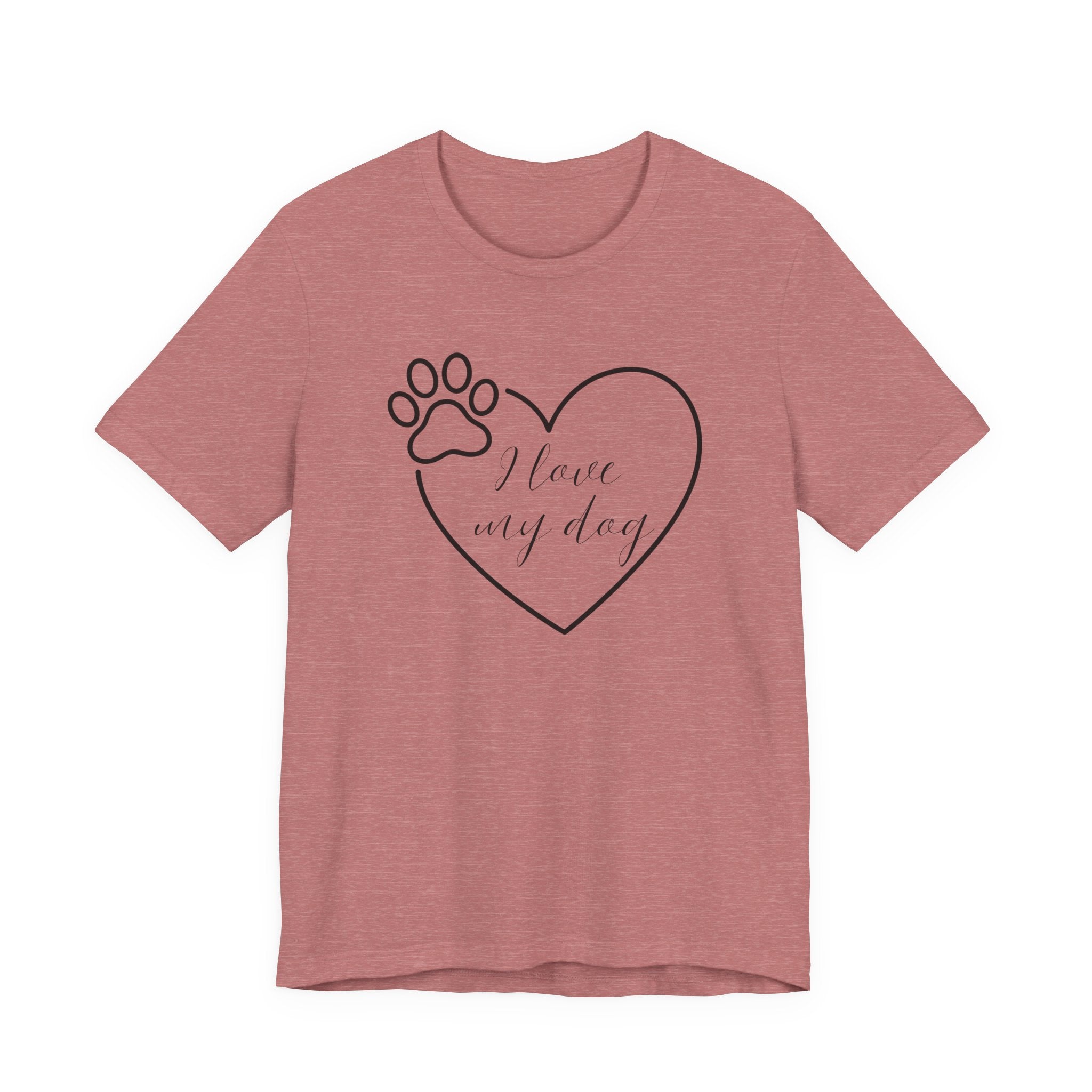 I Love My Dog (Heart and Paw)– T-Shirt