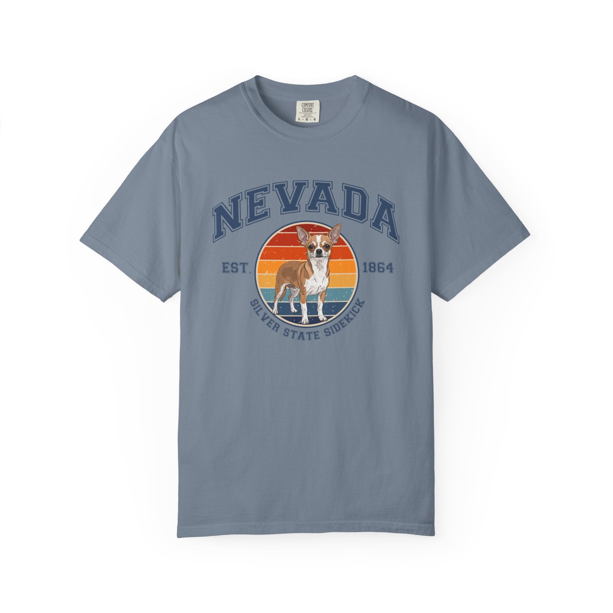Nevada Vintage State T-Shirt – Sunset Chihuahua