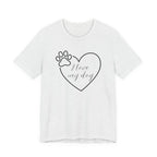 I Love My Dog (Heart and Paw)– T-Shirt