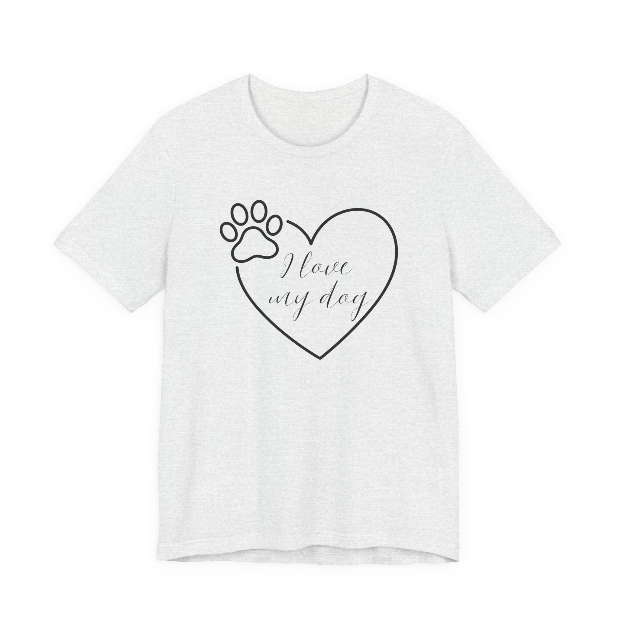 I Love My Dog (Heart and Paw)– T-Shirt